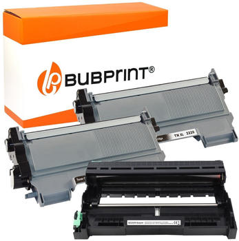 Bubprint 80014625 ersetzt Brother 2x TN-2220/ 1xDR-2200