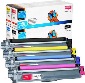 D&C ersetzt Brother TN-241BK / TN-242BK, TN-245C / TN-246C, TN-245M / TN-246M, TN-245Y / TN-246Y Sparset 4 Toner alle Farben