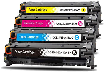 Gigao ersetzt HP 304A mehrfarbig Toner für 4.400 Seiten (4251263742770)