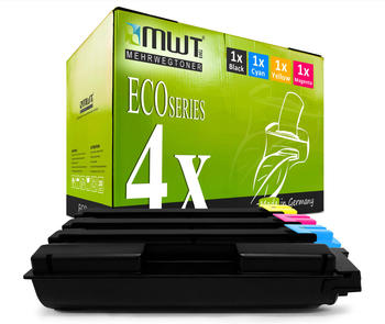 MWT Mehrwegtoner ersetzt Utax PK5017K / PK5017C / PK5017M / PK5017Y 4er Pack
