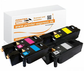 Printer-Express PX-D1660MP ersetzt Dell 593-11128/593-11129/593-11130/593-11131 4er Pack