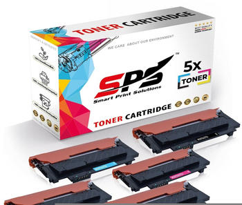 SPS 5x Multipack Set Kompatibel f&uuml;r HP Color Laser MFP 178 nw (117A/W2071A, W2073A, W2072A, W2070A)