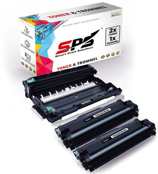 SPS Smart Print Solutions SPS 3er Multipack Set Kompatibel für Brother TN-2420, DR-2400