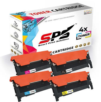 SPS Smart Print Solutions SPS 4er Multipack Set Kompatibel für Samsung CLT-C404S / C404S, CLT-M404S / M404S, CLT-Y404S / Y404S, CLT-K404S / K404S