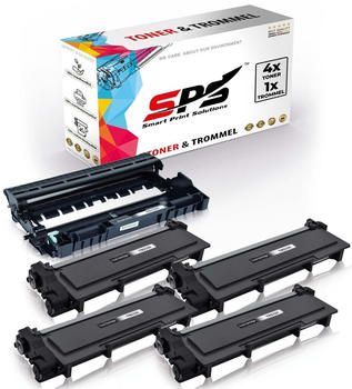 SPS Smart Print Solutions SPS 5er Multipack Set Kompatibel für Brother TN-2320, DR-2300