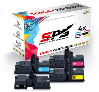 SPS 4x Multipack Set Kompatibel für Kyocera Ecosys M 5526 cdw (TK-5240C, TK-5240M, TK-5240Y, TK-5240K)