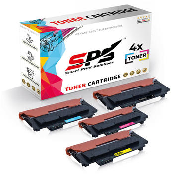 SPS 4x Multipack Set Kompatibel für HP Color Laser MFP 179 fnw (117A/W2071A, W2073A, W2072A, W2070A)