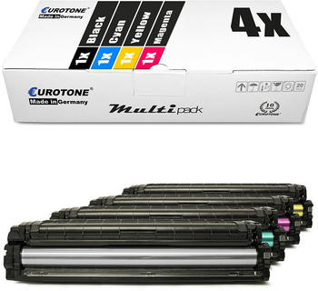 Eurotone ET3325272 Toner Cartridge Mehrfarbig (Samsung CLT-K506L / CLT506 CLT-C506L / CLT506 CLT-M506L / CLT506 CLT-Y506L / CLT506)