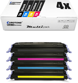 Eurotone ET4405959 Toner Cartridge Mehrfarbig (HP Q6000A / 124A Q6001A / 124A Q6003A / 124A Q6002A / 124A)