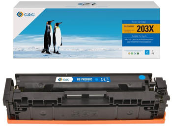 G&G CF541X für HP 203X Cyan 1x