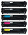 Inbusco 5x Toner Kompatibel für HP LaserJet Pro 200 color M 251 N / M 251 NW / 131 A / CF 21 INB 86 (Schwarz) 4260702641246