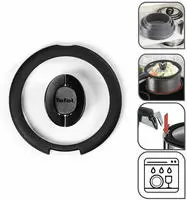 Tefal Deckel "Ingenio aus Glas mit umklappbaren Griffen, 3 verschiedene Gr&ouml;&szlig;en"