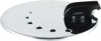 Tefal L98298 Ingenio Edelstahl-Multideckel 20-28 cm | perfekt zum Abgießen | mit Ingenio Töpfen und Pfannen kompatibel | spülmaschinengeeignet | Edelstahl/Schwarz