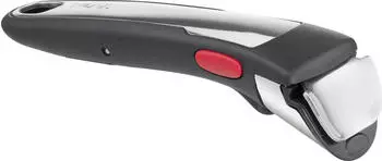 Tefal L98630 Ingenio Kunststoff-/Edelstahl-Griff | abnehmbarer Universalgriff | kompatibel mit allen Ingenio Serien von | Schwarz/Edelstahl