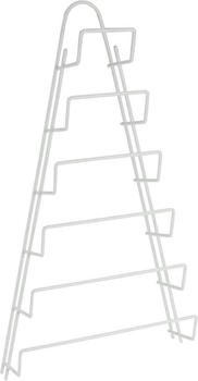 Gravidus Topfdeckelhalter Metall 23x42 cm Weiß
