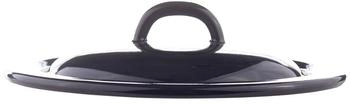 Riess Classic Riesen & Zwerge Deckel aus Emaille schwarz 16 cm (0254-017)