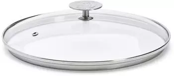 De Buyer Alchimy Glasdeckel 24 cm Edelstahlknauf