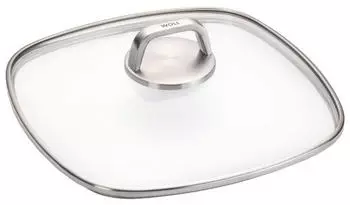 Woll Diamond Lite Pro Sicherheitsglasdeckel, viereckig, 26x26cm