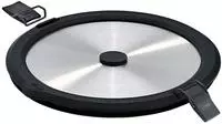 R&Ouml;SLE Deckel "Edelstahldeckel FLEXX 2GO 0,8 L rund mit Clips" Deckel f&uuml;r 0,8...