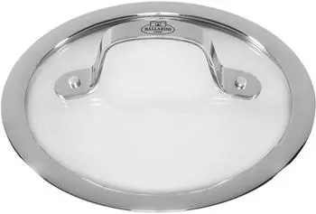 Ballarini Glasdeckel mit Edelstahlgriff 16 cm