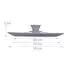 Relaxdays 4er Set Topfdeckel 20-24cm Silikonrand, transparent/grau