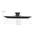 Relaxdays Topfdeckel Set Silikon 20-24cm Schwarz, 2 Stück