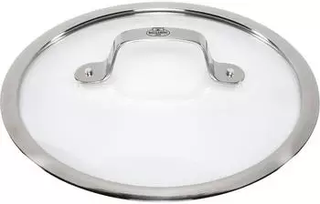 Ballarini Glasdeckel mit Edelstahlgriff 24 cm