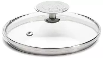 De Buyer Glas Deckel 14 cm mit Edelstahlknauf