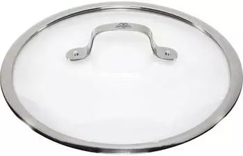 Ballarini Glasdeckel mit Edelstahlgriff 28 cm