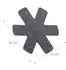 Relaxdays Pfannenschoner 6er-Set, Filz, 38x30cm, grau (10048188)