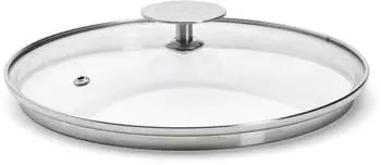 De Buyer Alchimy Glasdeckel 20cm, Edelstahlknauf