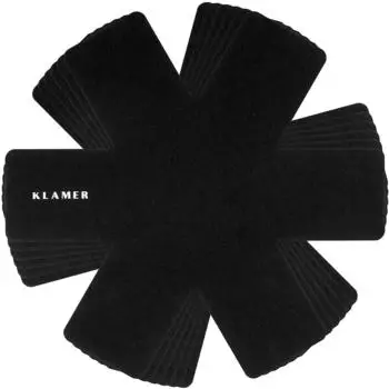 KLAMER Pfannenschoner Filz, Anti-Rutsch, recyceltes PET, 6er Set