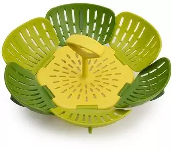 Joseph Joseph Bloom faltbarer Dampfgareinsatz, Silikon, grün (45030)