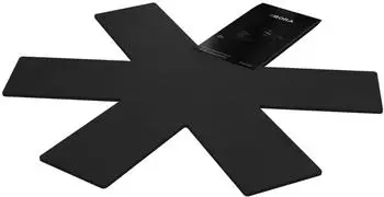 Bora Pfannenschutz aus Filz, 38cm, schwarz, 2er-Set (KWPS)