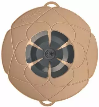 Kochblume Kochblume Überkochschutz Silikon taupe, Größe L (72010.12)