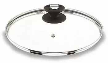 Lacor Glasdeckel mit Edelstahlrand 28cm (190302)