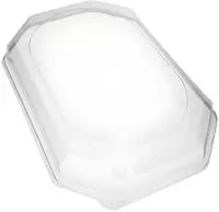 50 Deckel f&uuml;r Servierplatten, PET 54 cm x 35 cm x 6,3 cm transparent