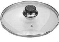 Kr&uuml;ger Deckel "Glasdeckel Diamant mit Kunststoffknopf" hitzebest&auml;ndig bis 160C und
