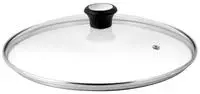 Tefal Topfdeckel 280979.12, mit Edelstahlring, aus Glas, mit Kunststoffknauf und