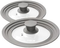 STONELINE STONELINE Universal Glasdeckel Set 16/18/20 und 24/26/28 | Grau
