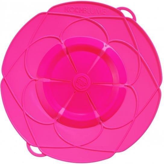 Kochblume Überkochschutz mittel 14-24 cm pink