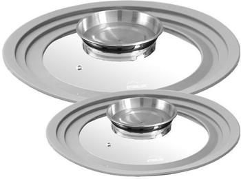 Warimex Stoneline Stoneline Multifunktionale Glasdeckel Aromaknauf 2er-Set