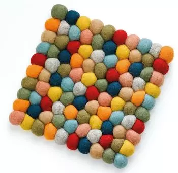Küchenprofi Untersetzer Lana Colore quadratisch 21 x 21 cm Bunt