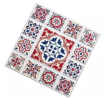 Zassenhaus Untersetzer Agadir eckig 16 x 16 cm Bunt