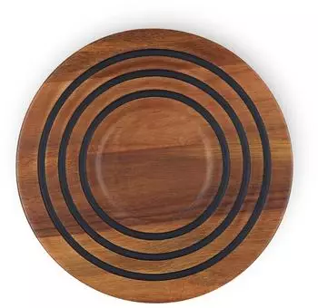 Le Creuset Untersetzer Magnetisch aus Akazienholz 20 cm