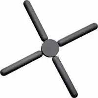 Westmark 15632270, WESTMARK Untersetzer schwarz