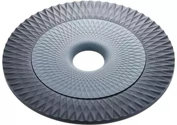 GEFU Topf Untersetzer Circo 2-tlg. Silikon rund Ø 20 cm Schwarz