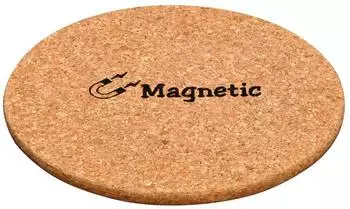 Excellent Houseware Topfuntersetzer mit Magnet Kork Ø 21 cm Braun