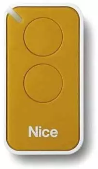 Nice Inti2y 2-Kanal Fernbedienung Sender 433,92MHz Gelb (INTI2Y)