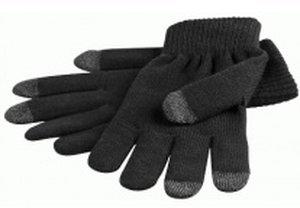 Goobay Touchscreen Handschuhe Schwarz M